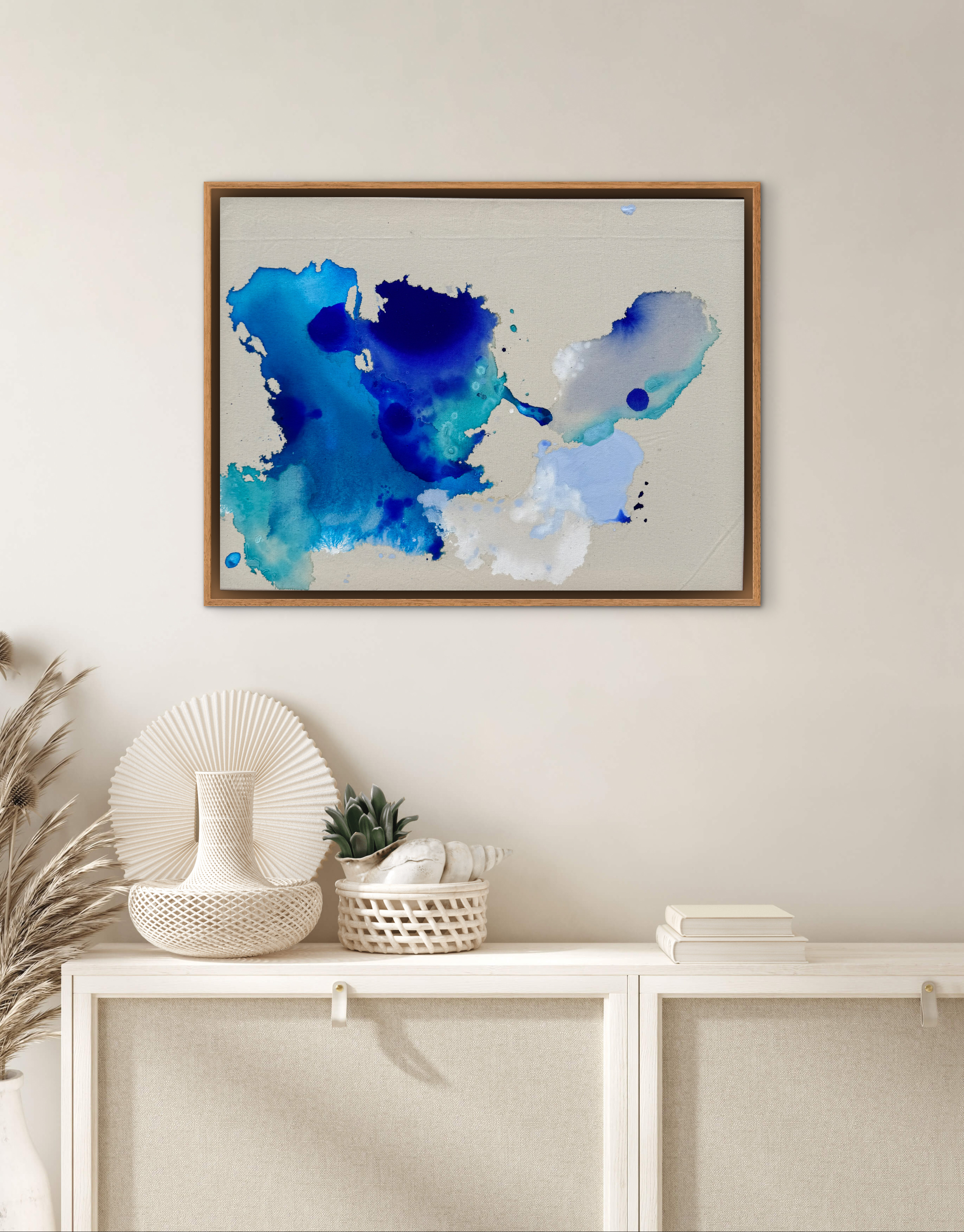 Tiefen, 2026, Acryl auf roher Baumwollleinwand, Ansicht 5